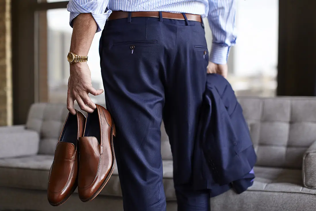 Combinar zapatos, pantalones y cinturón de hombre: Guía definitiva - Cómo debe ir el cinturón combinar zapato pantalon cinto hombre - Cómo debe ir el cinturón