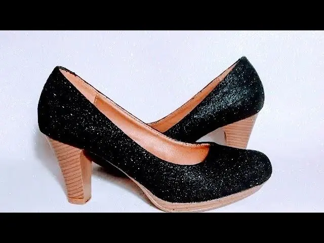 como arreglar borcegos con brillos - Cómo hacer que la brillantina se adhiera a los zapatos
