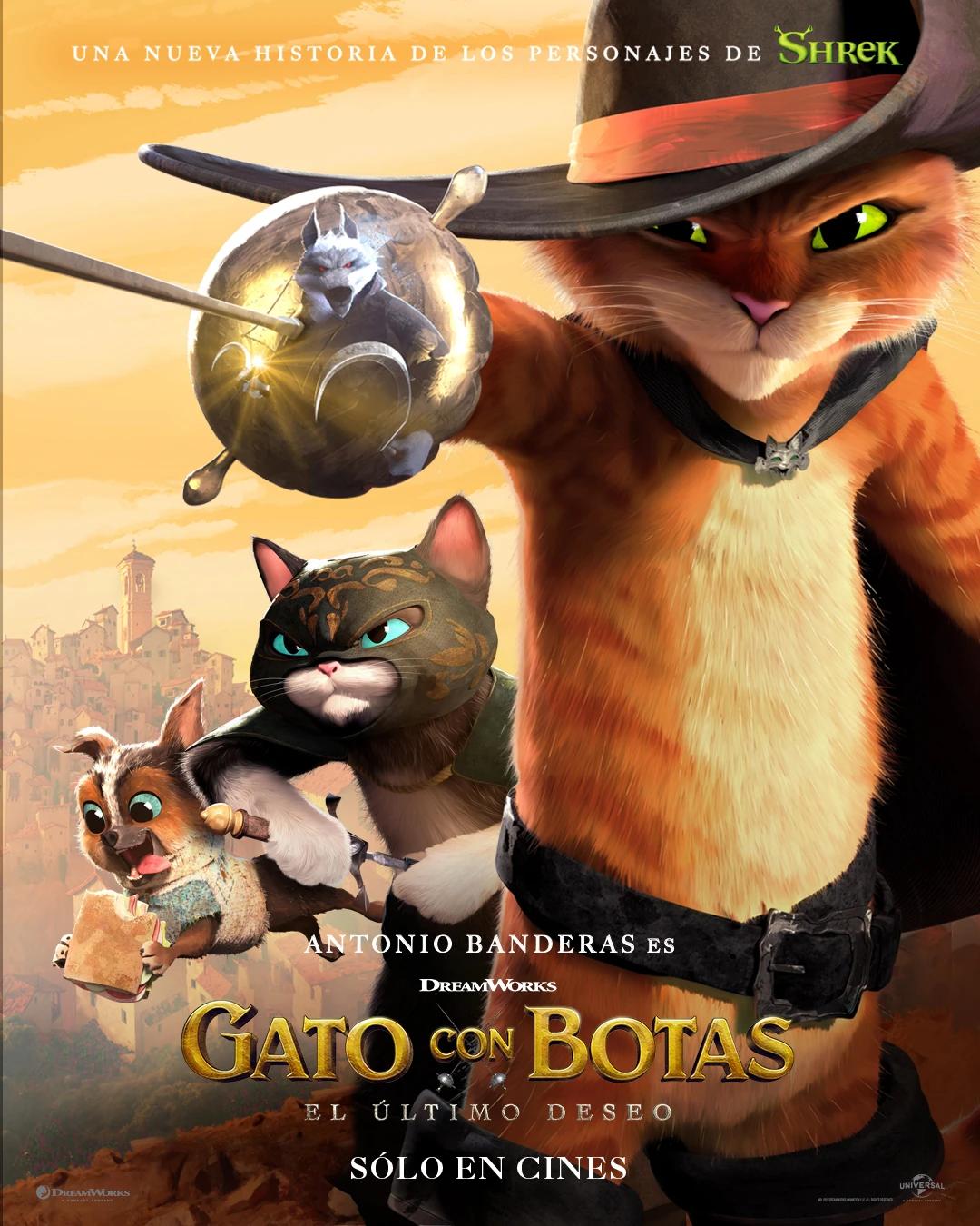 las aventuras del gato con botas doblaje - Cómo se llaman los 3 diablillos