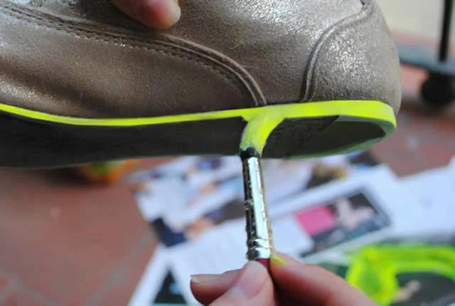 Cómo pintar la suela de una zapatilla de goma EVA - Qué tipo de pintura se utiliza para pintar goma eva como pintar suela de zapatilla de goma eva - Qué tipo de pintura se utiliza para pintar goma eva